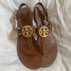 Authentic Tory Burch Cassia Flat Thong Sandals 5.5